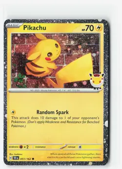 Pikachu (Pokemon Day 2026) Common - MCAP 051/162 EN NM Holofoil - Image 1