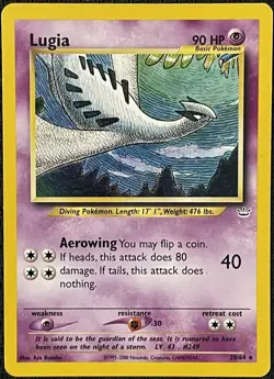 Lugia 20/64 Neo Revelation Regular Rare English 2000 - Image 1