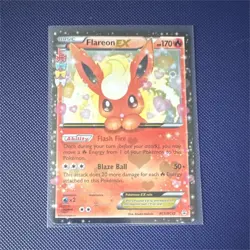 Pokemon TCG Flareon EX RC6/RC32 Generations Radiant Collection Holo English - Image 1