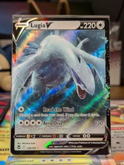 Lugia V 138/195 Swsh12: Sword & Shield - Silver Tempest Holo - Image 1