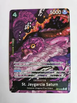 St. Jaygarcia Saturn (Alternate Art) OP13-083 - One Piece Carrying On His Will - Image 2