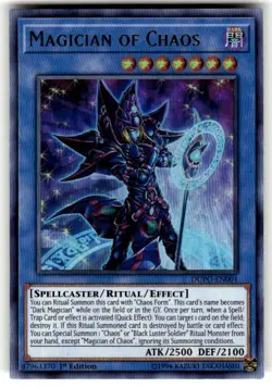 Yugioh Magician of Chaos DUPO-EN001 Ultra Rare 1st Ed NM - Image 1