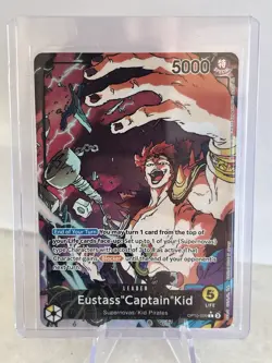 Eustass “ Captain” Kid OP10-099 Royal Blood Leader One Piece TCG - Image 1