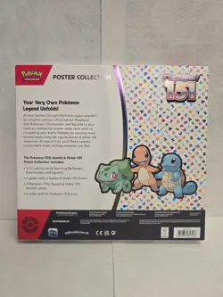 Nintendo Pokemon TCG Scarlet & Violet - 151 Poster Collection Box - 3 Packs 820650853166 - Image 2
