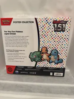 Nintendo Pokemon TCG Scarlet & Violet - 151 Poster Collection Box - 3 Packs 820650853166 - Image 2