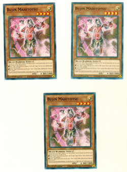 Set Of 3 Bujin Mahitotsu LIOV-EN012 Lightning Overdrive 1st Edition Yugioh - Image 3