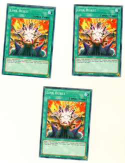 Set Of 3 Link Burst MP21-EN075 Tin Of Ancient Battles 2021 1st Edition Yugioh - Image 1