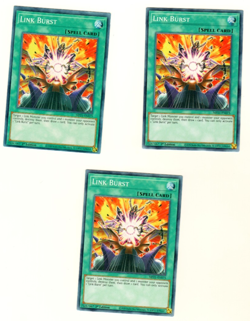 Set Of 3 Link Burst MP21-EN075 Tin Of Ancient Battles 2021 1st Edition Yugioh - Image 3