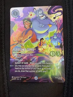 Aladdin & Genie Mischievous Pals Disney Lorcana Attack Of The Vine Enchanted - Image 1