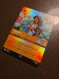 Disney Lorcana TCG Jasmine - Vine Expert 208/207 Epic Foil Attack Of The Vine - Image 3