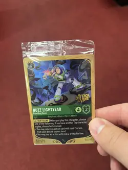 Disney Lorcana Buzz Lightyear Providing Cover Promo Attack Of The Vine! - Image 1