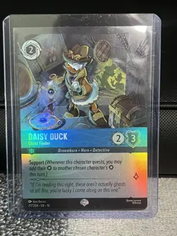Lorcana Daisy Duck - Ghost Finder (Epic) 217/204 Whispers in the Well Holo - Image 1