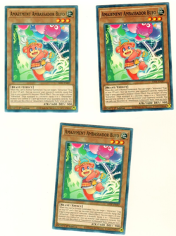 Set Of 3 Amazement Ambassador Bufo Lightning Overdrive 1st Edition Yugioh - Image 3