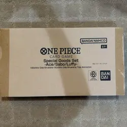 One Piece Card Game: Special Goods Set -Ace/Sabo/Luffy - New Sealed - Image 1
