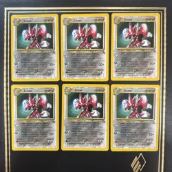 Pokemon Surfing Pikachu, Gold Boarder Meowth, Scizor (13 card lot) - Image 3