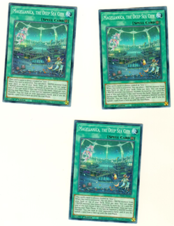 Set Of 3 Magellanica The Deep Sea City Tin Of Ancient Battles 2021 Yugioh - Image 1