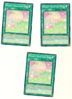 Set Of 3 Melffy Hide And Seek Tin Of Ancient Battles 2021 1st Edition Yugioh - Image 3