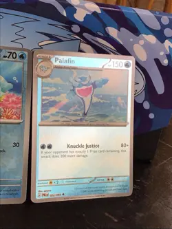 Pokemon TCG Finizen & Palafin Card Lot (2) - 059/167, 022/084 - Image 2