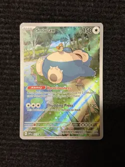 Snorlax Promo Pokemon Scarlet & Violet 151 Set Elite Trainer Box TCG Card NM - Image 1