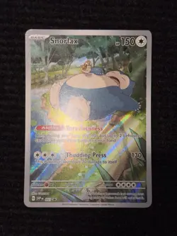 Snorlax Promo Pokemon Scarlet & Violet 151 Set Elite Trainer Box TCG Card NM - Image 3