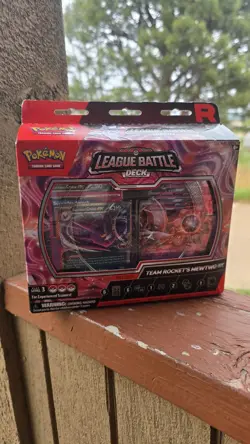 Pokemon TCG League Battle Deck Team Rocket’s Mewtwo ex 60 Cards + Accessories - Image 2