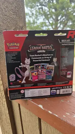 Pokemon TCG League Battle Deck Team Rocket’s Mewtwo ex 60 Cards + Accessories - Image 3
