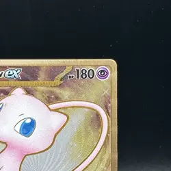Mew EX GOLD METAL 205/165 Scarlet & Violet 151 Promo Card Pokemon TCG - Image 3