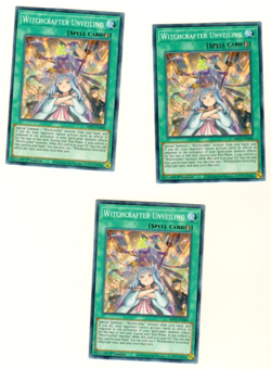Set Of 3 Witchcrafter Unveiling Tin Of Ancient Battles 2021 1st Edition Yugioh - Image 1