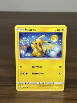 Pikachu 56/236 Unified Minds Non Holo Regular Pokemon Card - Image 1