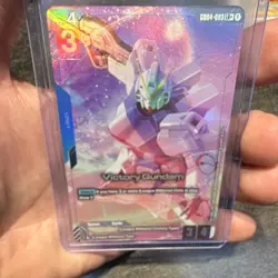 Gundam Card Game Victory Gundam LR+ Foil Alt Art GB04 GB04-093 Unit - Image 1