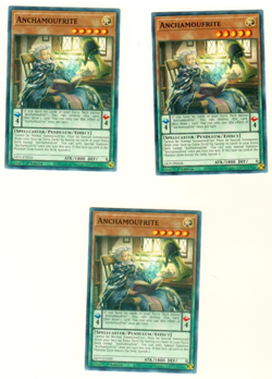 Set Of 3 Anchamoufrite LIOV-EN026 Lightning Overdrive 1st Edition Yugioh Card - Image 3