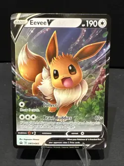 Eevee V SWSH065 SWSH: Sword & Shield Promo Cards Holo - Image 1