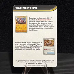 Pokemon Trainer Tips Card || Perfect Order || Mega Starmie - Image 2