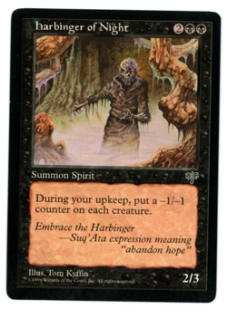 Harbinger of Night -- MTG (NM Quality) - Mirage - See pics/scans! - Image 1