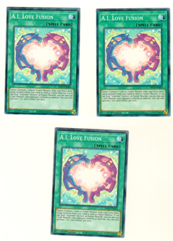 Set Of 3 A.I. Love Fusion Tin Of Ancient Battles 2021 1st Edition Yugioh - Image 3
