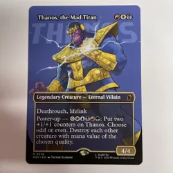 Thanos, the Mad Titan (Borderless) (0376) Marvel Super Heroes Mythic - Image 1