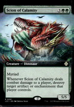 Scion of Calamity (Extended Art) R Commander: The Lost Caverns of Ixalan 61 NM - Image 1