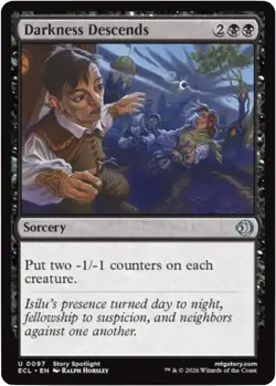 Darkness Descends Lorwyn Eclipsed LP MTG - Image 1