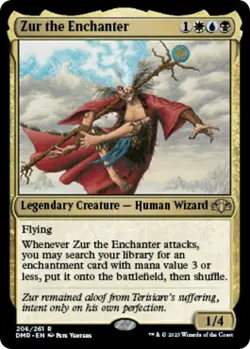 Zur the Enchanter Rare Dominaria Remastered #206 Lightly Played - Image 1