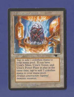1994 Magic the Gathering - Urza's Power Plant - Antiquities MTG - Image 1