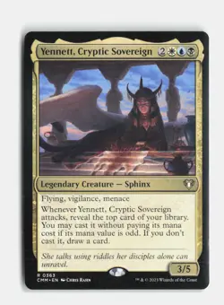 Yennett, Cryptic Sovereign 363 Commander Masters MTG NM - Image 1