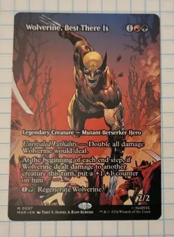 MTG Wolverine, Best There Is (Borderless) - 97 / English / M / MAR CREATURE - Image 1
