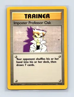Imposter Professor Oak 73/102 Celebrations: Classic Collection Pokemon Holo LP - Image 1