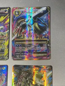 Lot Of 5 Mega Ex Pokemon Cards (Tyrantitar, Blastoise, Steeilx And More - Image 4