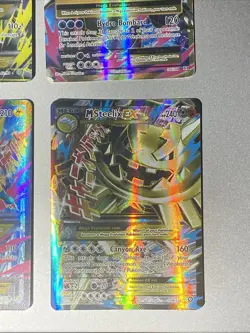 Lot Of 5 Mega Ex Pokemon Cards (Tyrantitar, Blastoise, Steeilx And More - Image 5