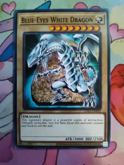 Yugioh - Blue-Eyes White Dragon (Tablet Background) - LDK2-ENK01 - Common - Image 1
