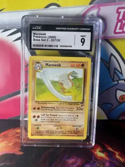 Pokemon TCG Marowak Jungle 39/64 Uncommon Regular Unlimited CGC 9 2000 - Image 1