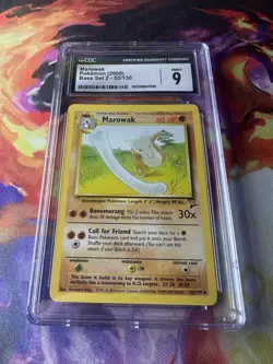 Pokemon TCG Marowak Jungle 39/64 Uncommon Regular Unlimited CGC 9 2000 - Image 3