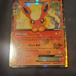 Pokemon Co Pokemon TCG Flareon EX RC6/RC32 Radiant Collection Holo UR 170 HP Eng - Image 1