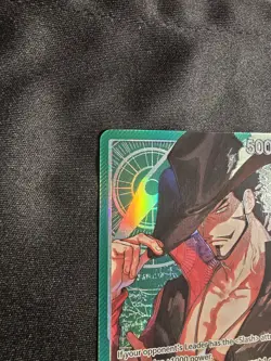 Bandai One Piece Dracule Mihawk OP14-020 The Seven Warlords Leader Alt Art Foil - Image 2